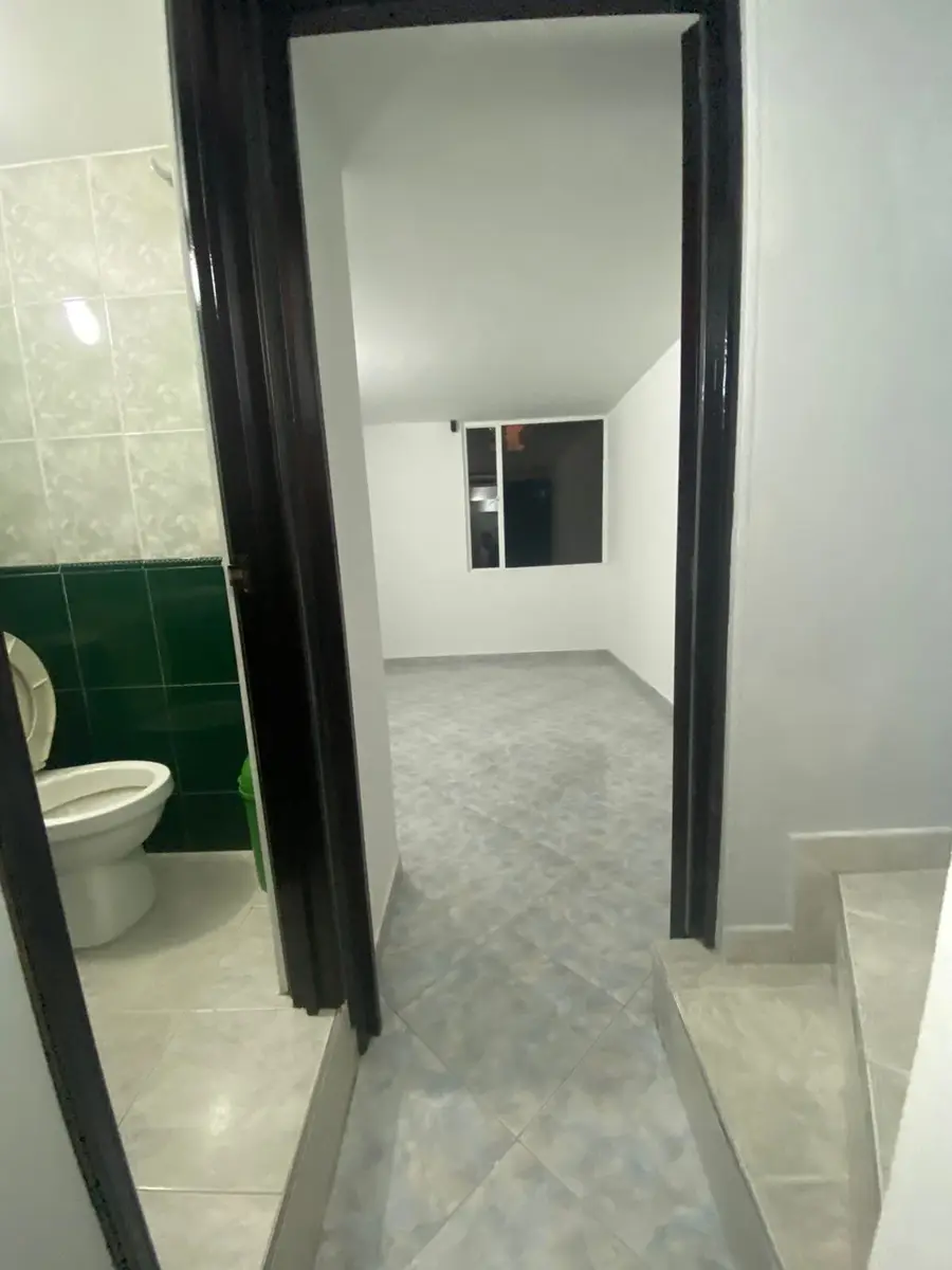 Baño: El baño desde el pasillo